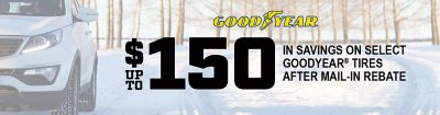 Goodyear up to $100 Mail-in Rebate | Big O Tires