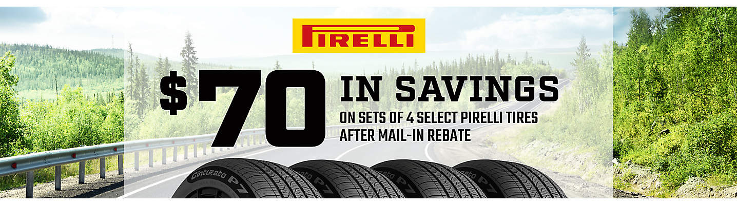 Pirelli $70 Mail-in Rebate