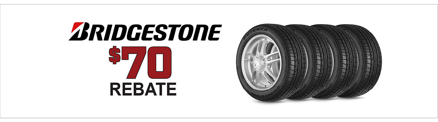 $70 Bridgestone rebate
