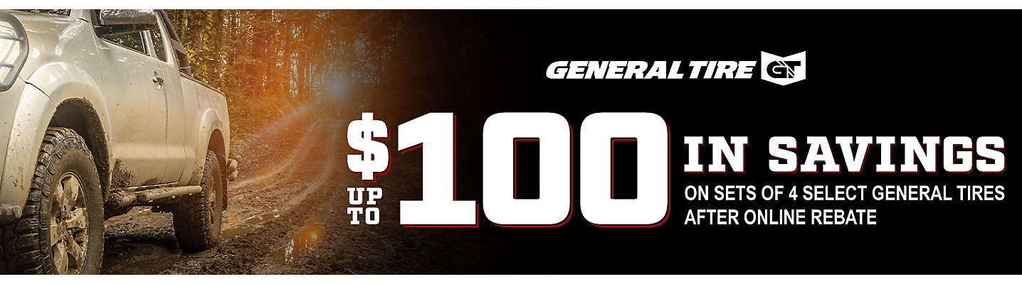 General Tire Up to $100 Mail-in Rebate