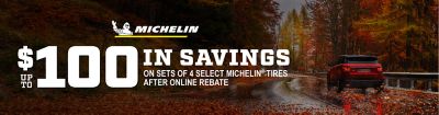 MICHELIN Up to $100 online rebate