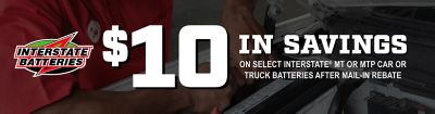 Interstate Battery Mail-in Rebate