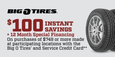 Tire Coupons & Specials | Big O Tires