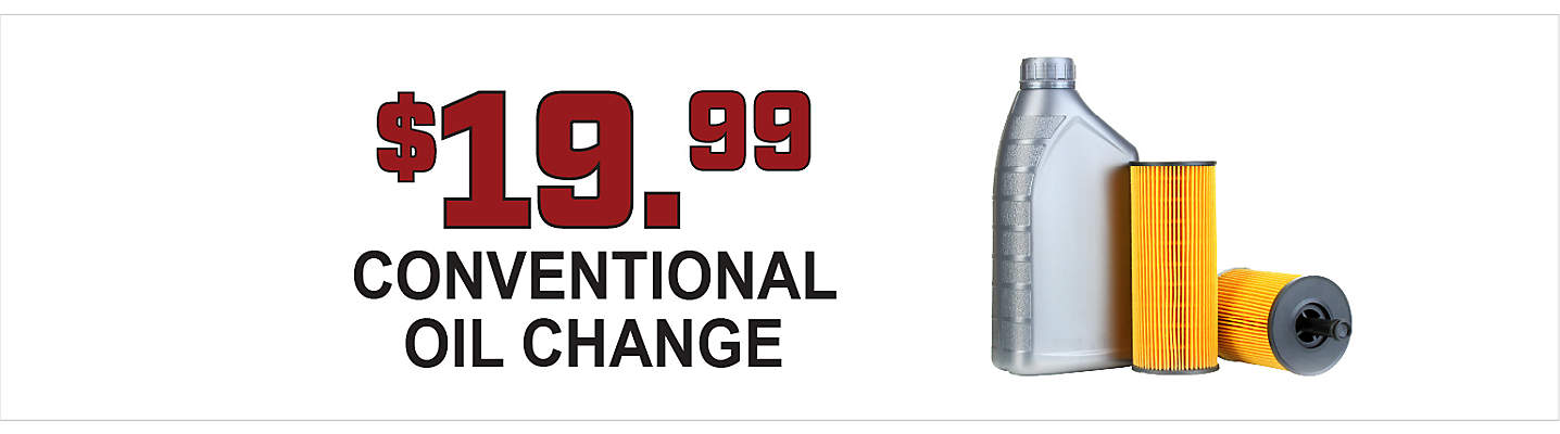 $19.99 Conventional Oil Change
