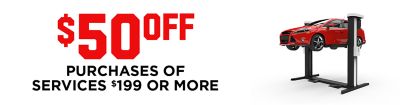 $50 Off Any Purchase Of Services $199* Or More