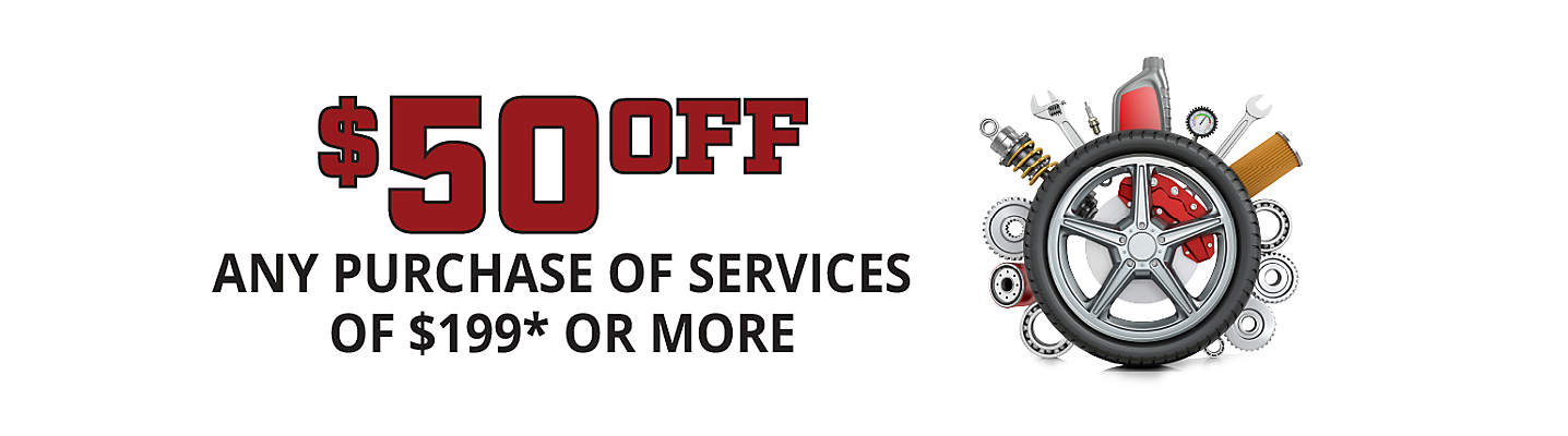 $50 Off Any Purchase Of Services $199* Or More