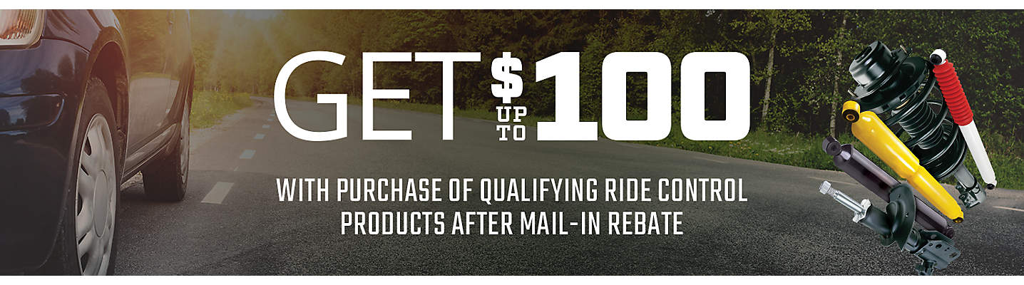 Ride Control Up to $100 Mail-in Rebate