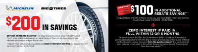 $200 in Michelin Savings