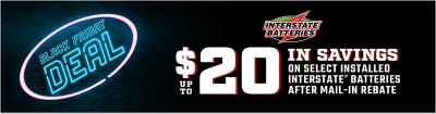 Interstate Battery Mail-in Rebate