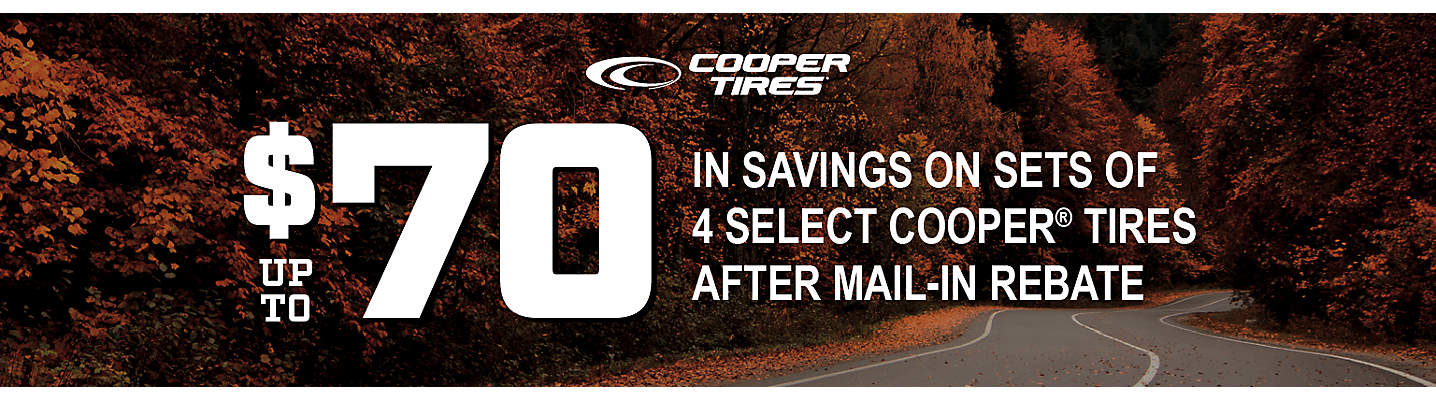 Cooper Up to $70 Mail-in Rebate