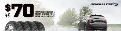 General up to $70 Mail-in Rebate