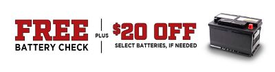 Free Battery Check