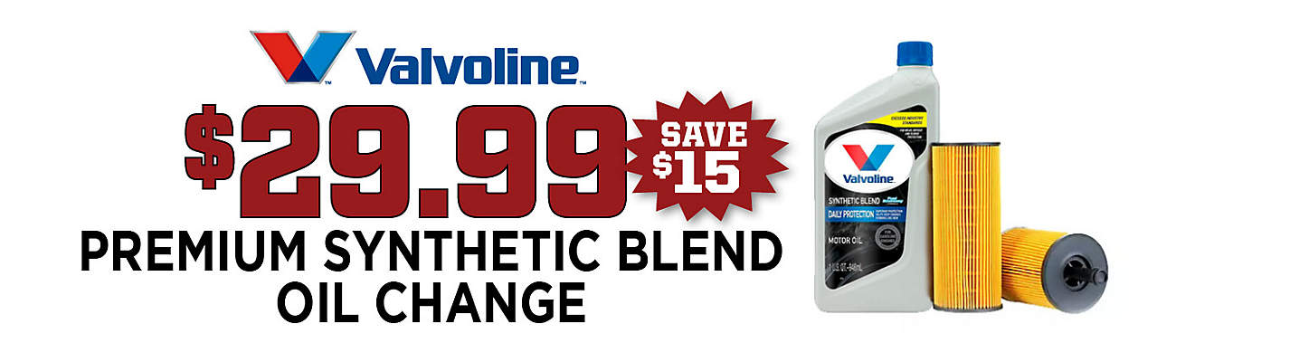 Synthetic Blend Oil Change Savings