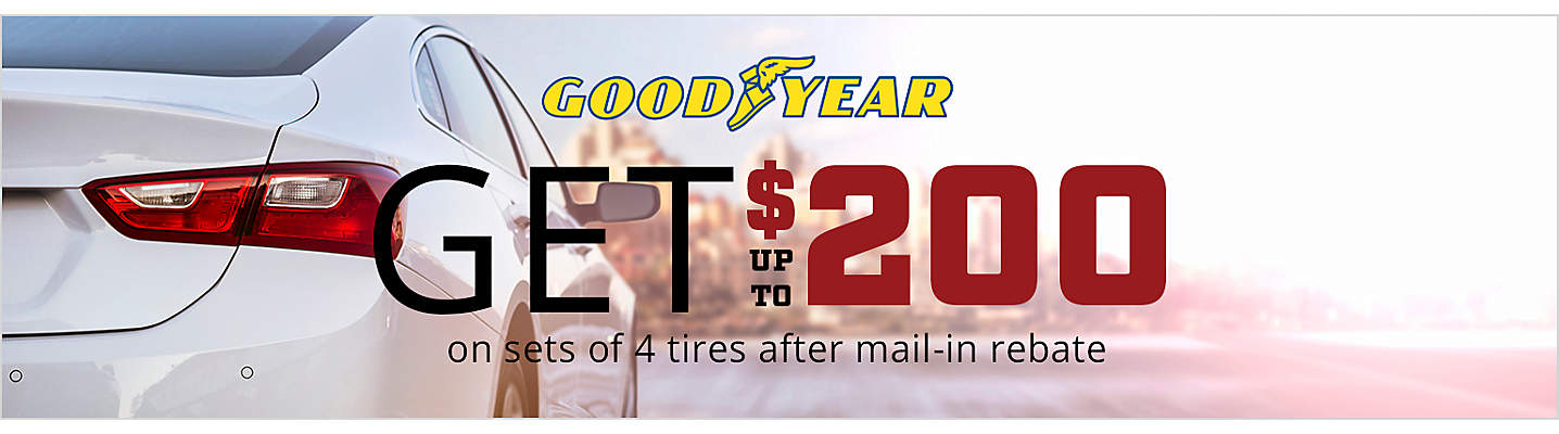 Goodyear up to $200 Mail-in Rebate