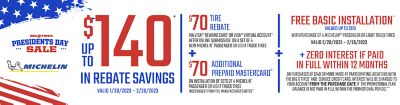 MICHELIN Rebate Tire Savings