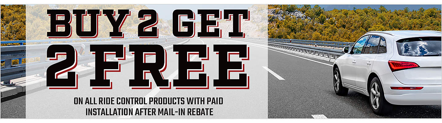 Buy 2 Get 2 Free Ride Control Mail-in Rebate